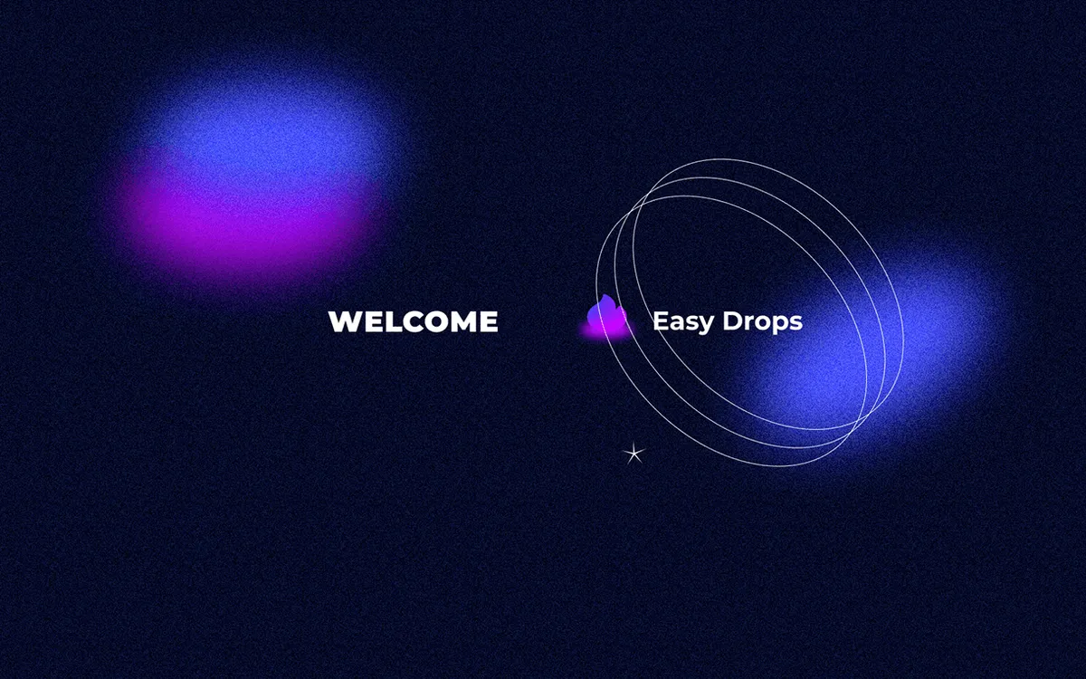 Easy Drops — подача криптопроекта — работа по брендингу